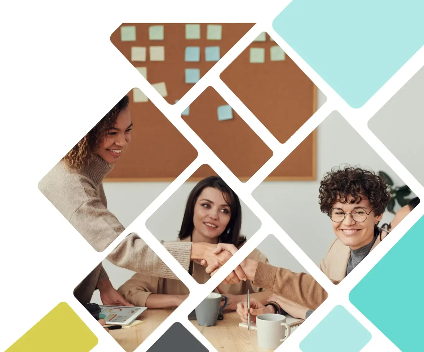 Ekip toplantısı ve çalışan deneyimi görseli